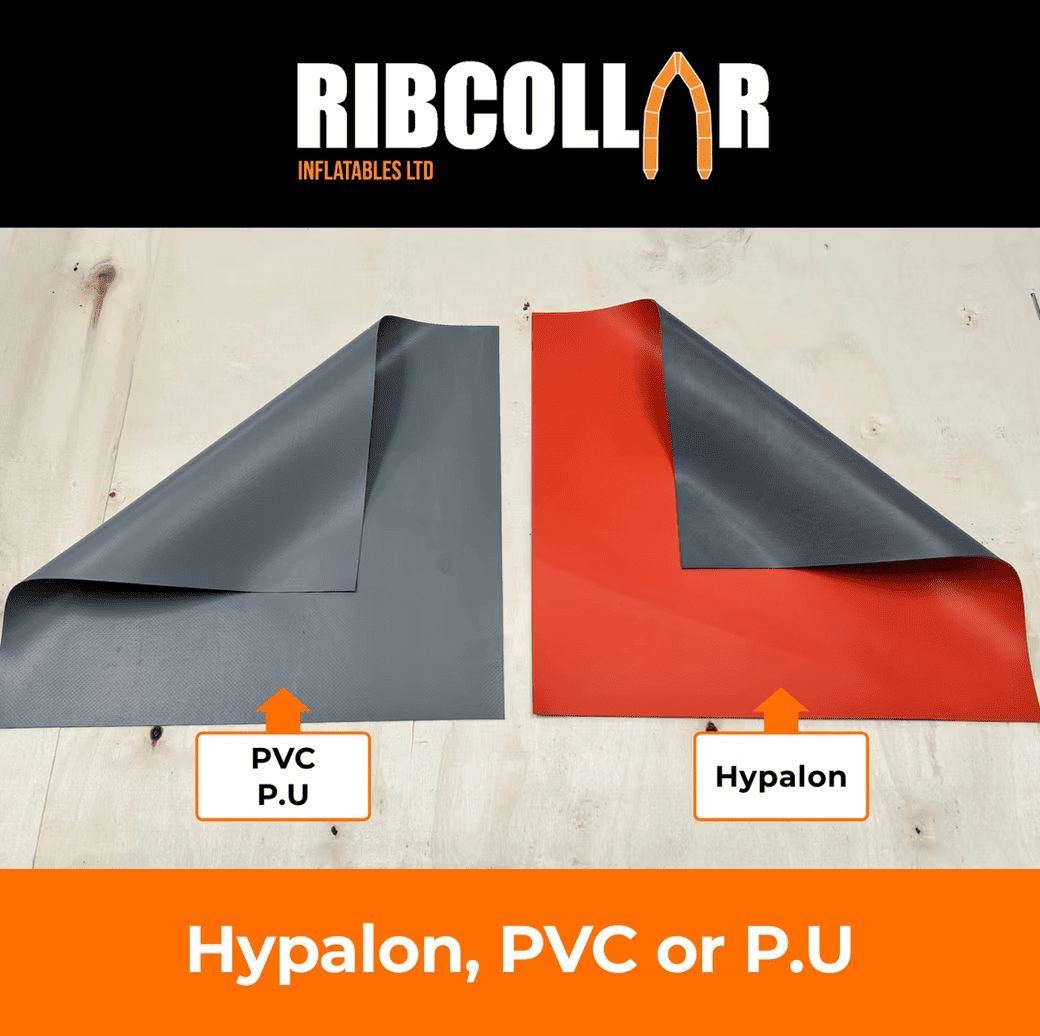 What's the difference between Hypalon, PU or PVC fabric