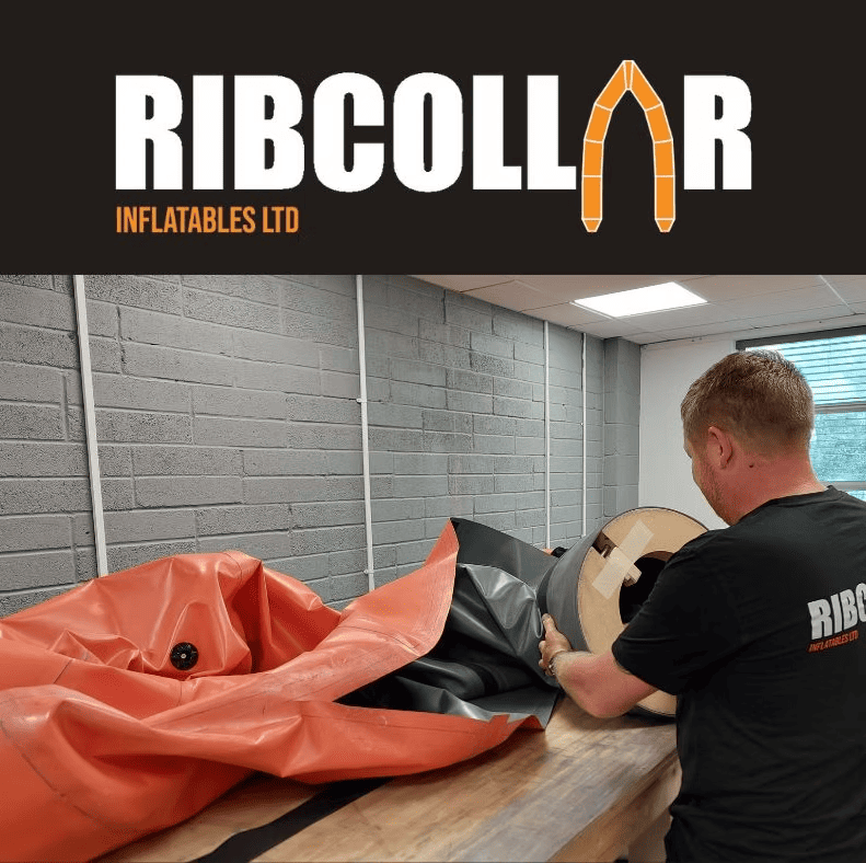 Tube Specialist Manufacturing Orange Hypalon collar for retube