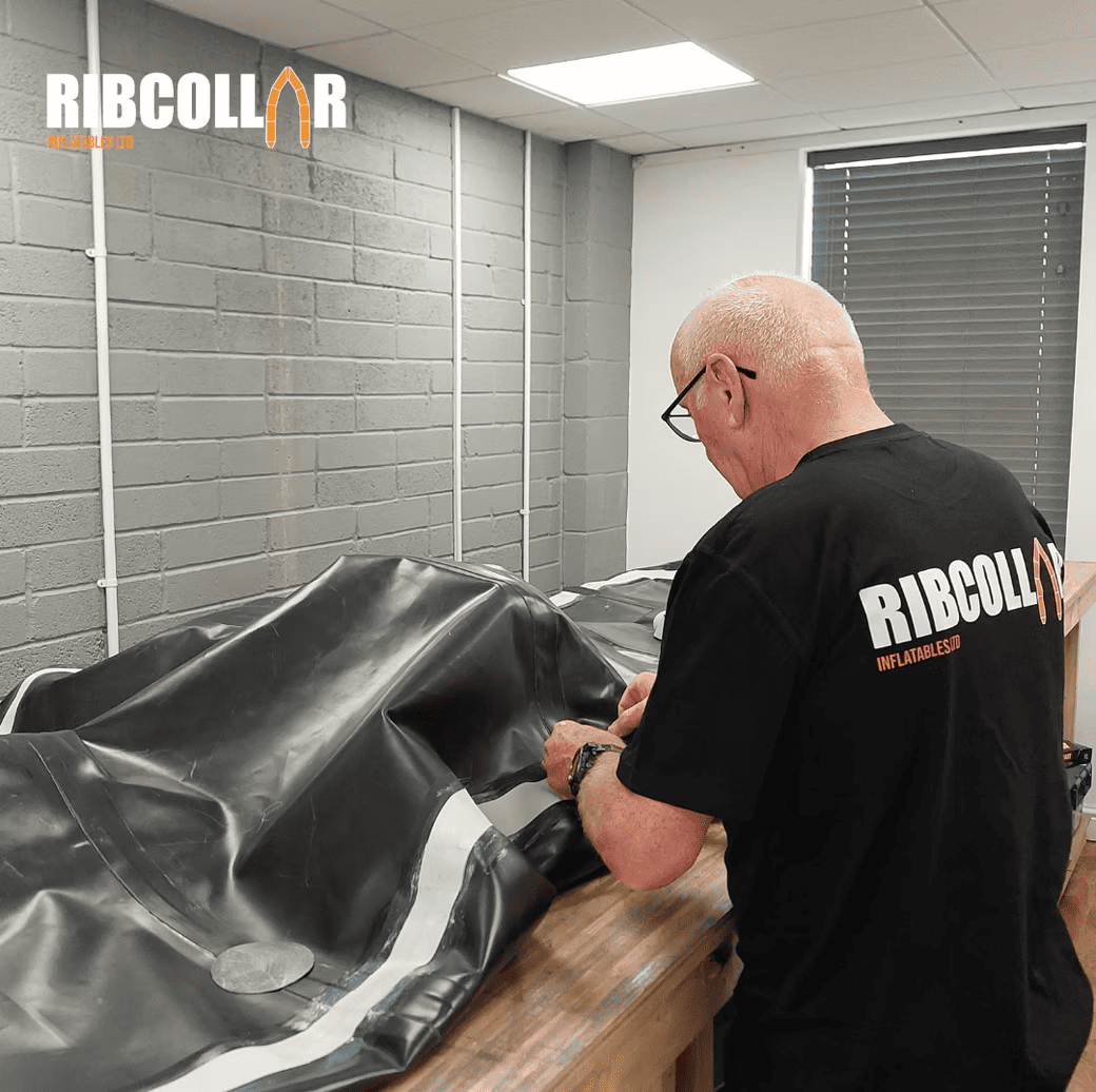 Tube Specialist Manufacturing Hypalon collar for retube